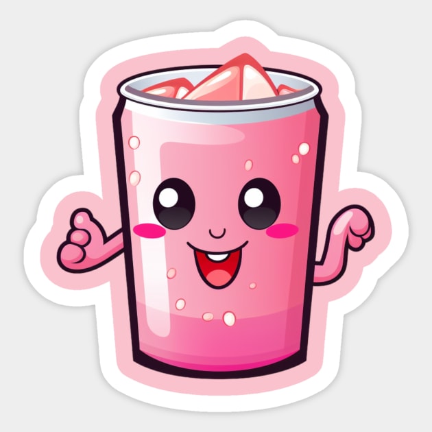 Soft drink cute T-Shirt cute giril Sticker by nonagobich